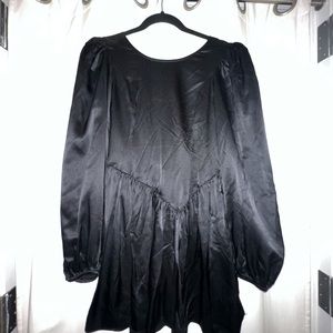 LoveShackFancy Garcia Satin Mini Dress